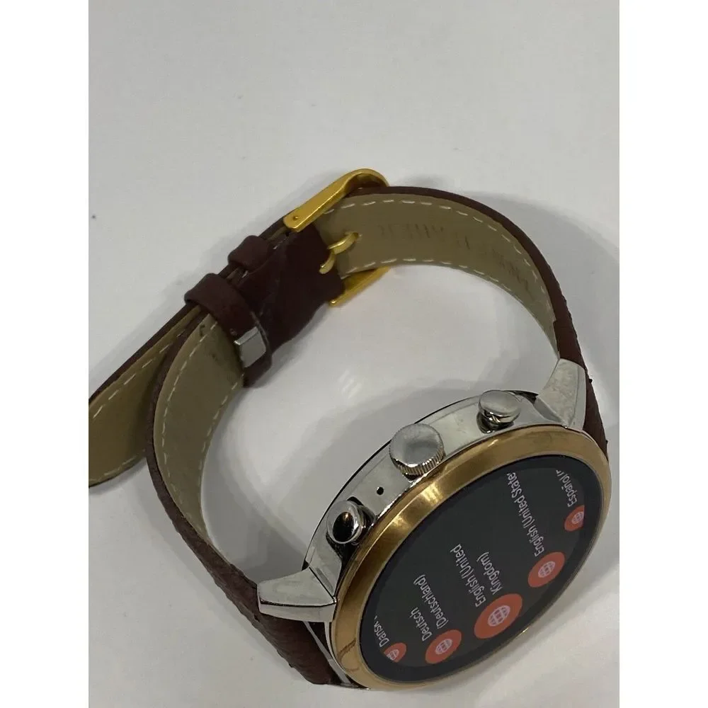 Fossil Gen 4 Authentic Digital Dial Smart Watch Custom Band FTW6016 AB504